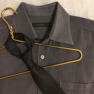 Ermenegildo Zegna Long Sleeve Shirt Gray Size L